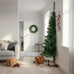 Kunstkuusk alusega, roheline, 240 cm, pvc
