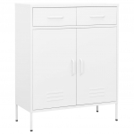 Hoiukapp, valge, 80 x 35 x 101,5 cm, teras