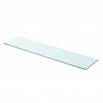 Klaasist riiuliplaat 90 x 20 cm l&auml;bipaistev