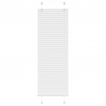 Plisseeritud ruloo valge 45x100 cm kanga laius 44,4 cm