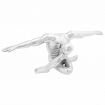 Skulptuur h&otilde;bedane 63 x 20 x 22 cm alumiinium