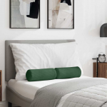 Padjad 2 pcs tume rohelise &oslash; 15 x 40 cm korter kangas