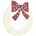 K&uuml;&uuml;nlap&auml;rg koos 80 led-iga soe valge 90 cm akr&uuml;&uuml;l