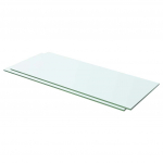 Riiulid 2 klaasist planeeli 60 x 20 cm