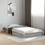 Voodiraam, hall sonoma tamm, 75x190 cm, tehispuit