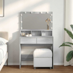 Tualettlaud lediga, hall sonoma tamm, 80x41x134,5 cm