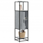 Highboard hall sonoma projekteeritud puit ja metall