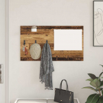 Seinale kinnitatav riidepuu vana puit 90 x 10 x 50 cm tehispuit