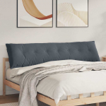 Seljatugi padi tumehall 200 x 50 cm korter kangas