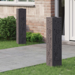 P&auml;ikese led k&auml;igutee tuli 2 pcs must k&uuml;lmvaltsitud teras