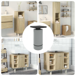 M&ouml;&ouml;blijalad reguleeritav 12 pcs valge 64 x 64 x 100 mm pp