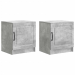 &Ouml;&ouml;lambi kapp 2 pcs betoonhall 43 x 34,5 x 47 cm tehispuit