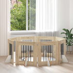 Koerav&auml;rav koos aluspuudega 8 pcs sonoma tamm 60 x 60 cm