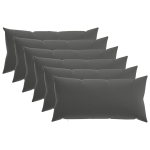 Diivanipadi 6 pcs heerlen antratsiit 40 x 70 cm pol&uuml;ester