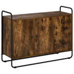 Puhvetkapp suitsutatud tamm 102 x 35 x 75 cm tehispuit