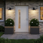 Led-valgustusega lillekast 2 tk must 50 x 60 x 48 cm teras