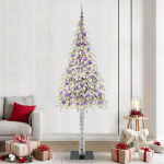 J&otilde;ulupuu koos 300 led-iga koos alusega valge 210 cm pe ja teras