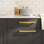 Kapi k&auml;epidemed 20 tk, kuldne, 224 mm, roostevaba teras