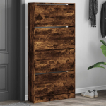 Jalan&otilde;udekapp, 4 klappuksega, suitsutamm, 80 x 21 x 163,5 cm
