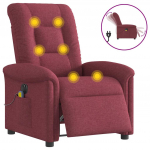 Elektriline massaažitool, veinipunane, kangas