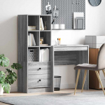 Laud koos hoiuruumiga sahtliga 2 pcs hall sonoma tehispuit