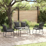 Aiaklamber padjaga 4 pcs must ja anthracite