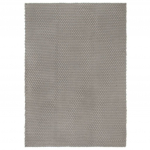 Vaip, ristk&uuml;likukujuline, hall, 160 x 230 cm, puuvill