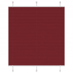 Plisseeritud ruloo bordeaux punane 120x150 cm kanga laius