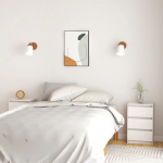 &Ouml;&ouml;kapid 2 tk, valge, 40x29,5x64 cm, t&auml;ism&auml;nnipuit