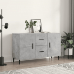 Puhvetkapp, betoonhall, 100 x 36 x 60 cm, tehispuit