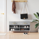 Jalatsipink, betoonhall, 102 x 35 x 55 cm, tehispuit