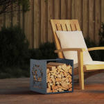 K&uuml;ttepuude rest, 40x40x40 cm, k&uuml;lmvaltsitud teras