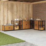 K&ouml;&ouml;gis&auml;ilituse riiul riiuliga rooste kulumisevastane teras