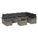 Aia diivanikomplekt padjaga ladustamisega 9 pcs hall