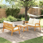 Bistrokomplekt 3 pcs pruun 115 x 65 x 71 cm tugev akatsiapuu