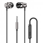 Dudao X10PRO in-ear headphones, wired, 3.5mm mini jack - black