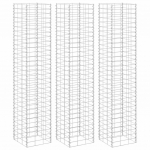 Gabioon taimelavad 3tk, 30 x 30 x 150 cm, raud