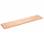 Lauaplaat, helepruun, 180 x 40 x (2-4) cm, t&ouml;&ouml;deldud tammepuit
