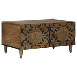 Kohvilaud pruun 80 x 50 x 40 cm tugev mango puu