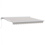 Varikatus helehall ja valge 500 &times; 300 cm
