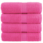 Premium-klassi pesur&auml;tikud solund 4 tk roosad 30 x 30 cm 600 g/m&sup2;