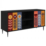 Telerikapp essen 102 x 33 x 51 cm must tamm tehispuit