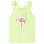 Laste top, neoonkollane, 104