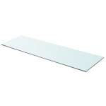 Klaasist riiuliplaat 90 x 30 cm l&auml;bipaistev