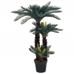 Kunsttaim sago palm lillepotiga, roheline, 125 cm