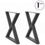 S&ouml;&ouml;gilaua jalad 2 tk, antratsiithall, 70 x (72-73,3) cm, teras