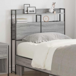 Peats riiuliga peaga ladustamisega hall sonoma 100 cm tehispuit