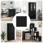 Kleebis kruvi kate 12 pcs must &oslash; 20 x 0,5 mm kaetud paber