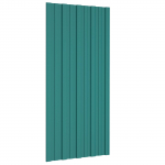 Katusepaneel 12 pcs roheline 100 x 45 cm tsingitud teras
