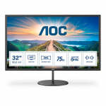 LCD Monitor|AOC|Q32V4|31.5"|Business|Panel IPS|2560x1440|16:9|75Hz|Matte|4 ms|Speakers|Tilt|Colour Black|Q32V4 - 4038986119900